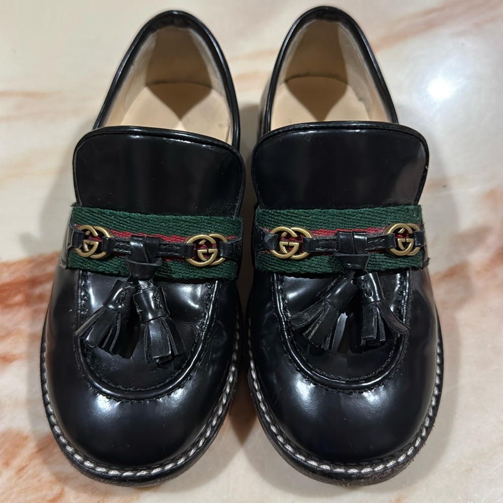 Gucci Kids
Gucci Kids Round Toe Slip-On Loafers